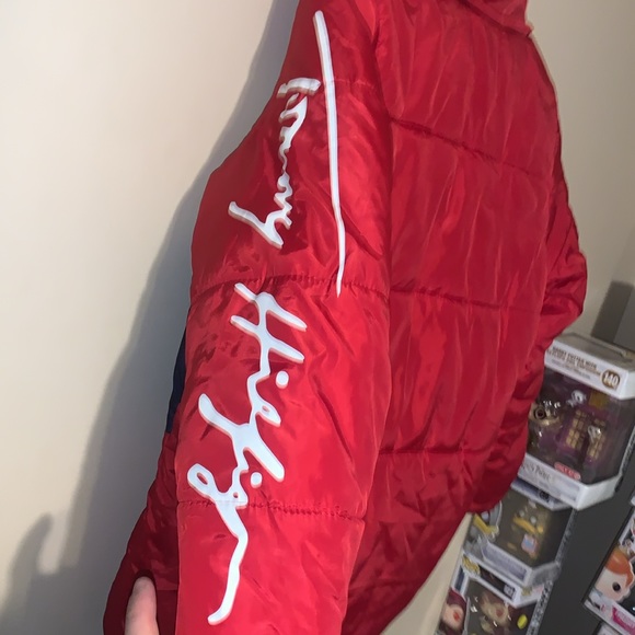 Tommy Hilfiger Vintage Puffer Jacket Large Two small spots pictured - Picture 4 of 6